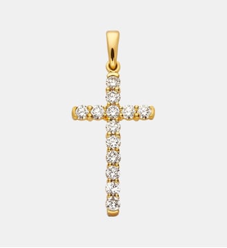 Croix Pavée Or Jaune & Diamant Arthus Bertrand