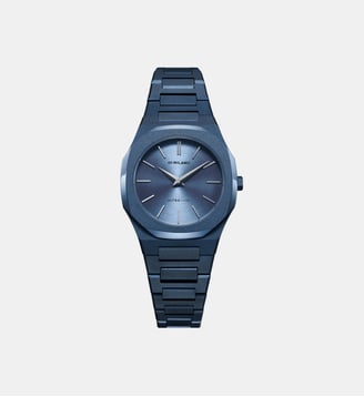 Montre Ultra thin Bleu A-UTBL33 - D1 Milano - Bleu