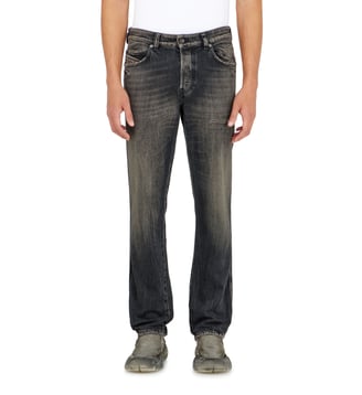 Slim Jeans Regular Waist 1993 D-Vyl - Diesel - Noir et gris foncé