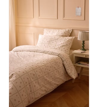 Housse de couette percale de coton "Léopoldine" - Cyrillus - Imprimé multico