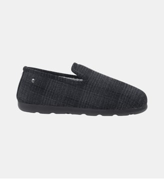 Chaussons Charentaises ultra confortables et chauds, technologie everywear - Isotoner - Tartan noir
