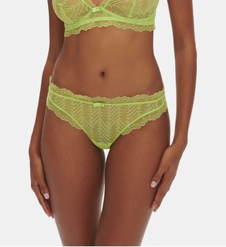 Tanga Canopée en dentelle - Simone Pérèle - Vert