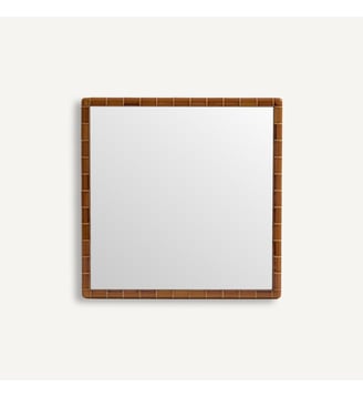 Miroir en céramique émaillée, hauteur 58 cm - AM.PM - Miel ambré