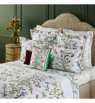 Drap housse en satin - Yves Delorme - Multicolore