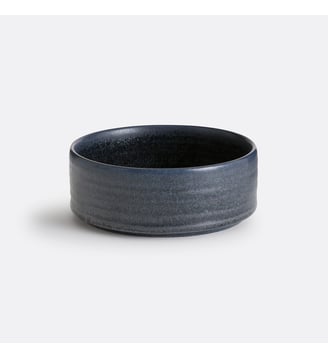 Lot de 4 petits bols en grès émail réactif - La Redoute Interieurs - Noir bleuté
