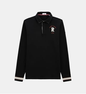 Polo de rugby Lior manches longues - Serge Blanco - Noir