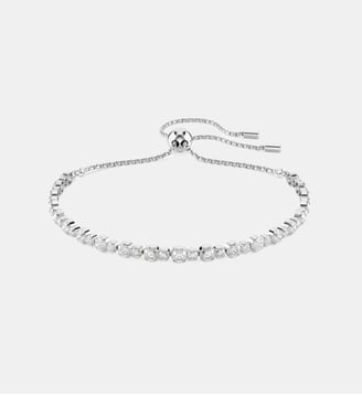 Bracelet Matrix, Doré à l’or 18 carats (750/1000) - Swarovski - White