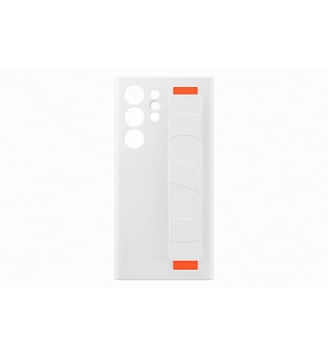 Coque S23 Ultra Silicone avec laniere Bla - Samsung - Blanc