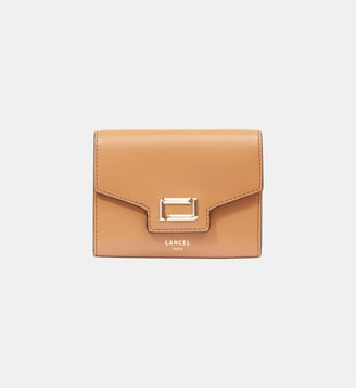 Portefeuille rectangulaire Angele en cuir - Lancel - Camel