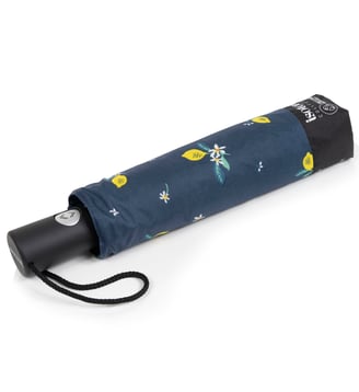 Parapluie solide, déperlant, à ouverture/ fermeture automatique - Isotoner - Citron jaune