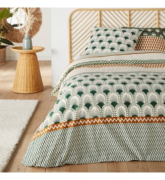 Parure de lit coton taie rectangulaire, Lilia So'Home