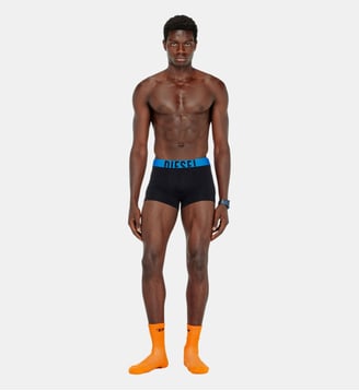 Lot de trois boxers en coton stretch - Diesel - Noir