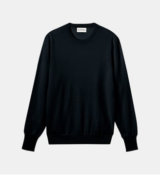Pull col rond Origines - Bompard - Noir