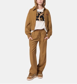 Tee-shirt imprimé à manches courtes - Lanvin Kids - Off white