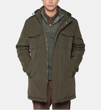 Parka droite Laurent - Serge Blanco - Kaki