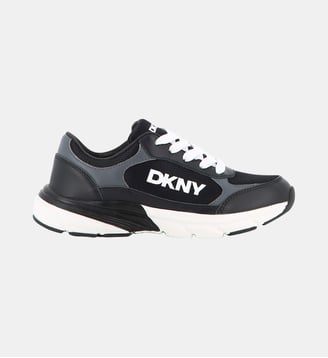 Baskets basses à lacets - DKNY - Noir et blanc
