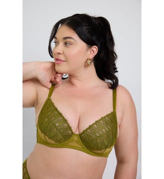 Soutien-gorge avec armatures Dreamcatcher vert - Maison Lejaby - Multicolore