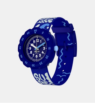 Montre Island greetings Bleu FPSP080 - Flik Flak - Bleu