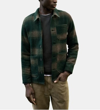 Veste laine LORGE - Faguo - Vert