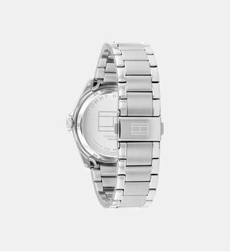 Montre automatique Baker Bleu foncé 1710716 - Tommy Hilfiger - Argenté