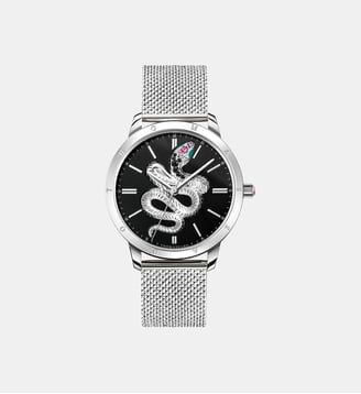 Montre pour femme serpent argenté - Thomas Sabo - Argent et noir