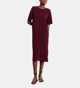 Robe t-shirt longue en maille coton - Bompard - Oxalis
