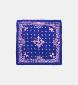 Foulard imprimé ethnique ALEXIO - La Petite Etoile - Marine