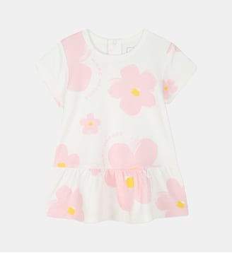 Robe manches courtes en coton Marc Jacobs Kids