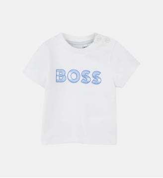 T-shirt avec imprimé logo - BOSS Kidswear - Blanc