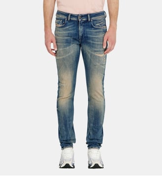 Skinny Jeans Low Waist 1979 Sleenker - Diesel - Bleu foncé
