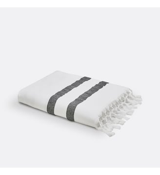 Drap de bain en coton bio, doublé éponge La Redoute Interieurs