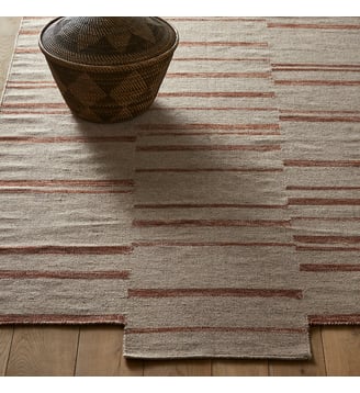 Tapis tissé main - AM.PM - Terracotta