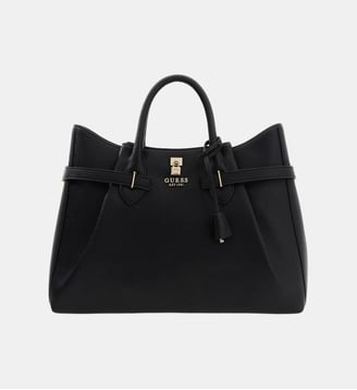 Sac à main Saffiano Yesba - Guess - Noir