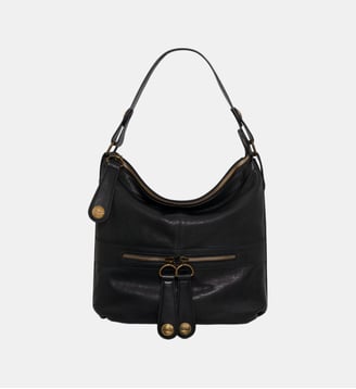 Sac en cuir lavé - MIDDAY - Gerard Darel - Noir