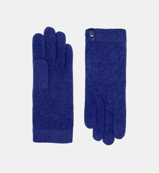 Gants Zaguio Cachemire - Agnelle - Bleu denim