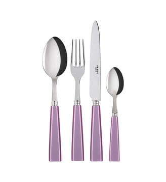 Set de 4 couverts de table, Icône - Sabre - Lilas