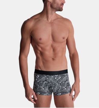 Boxer trunk classique - Aubade - Noir