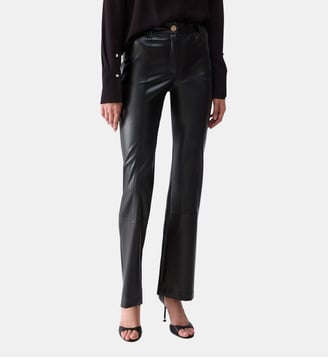 Pantalon en tissu enduit - Liu Jo - Noir