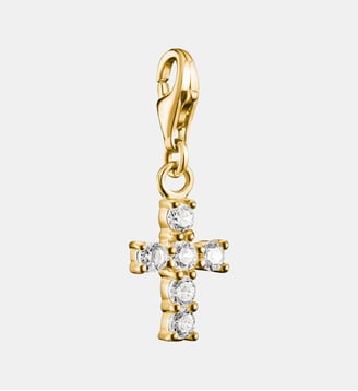 Charm croix avec zirconia blanc - Thomas Sabo - Or