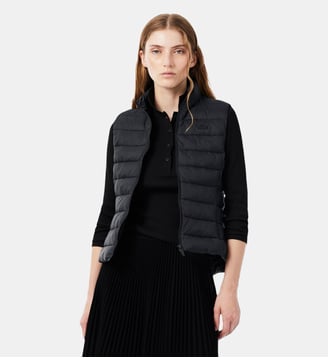 Doudoune sans manches matelassée déperlante - Lacoste - Noir