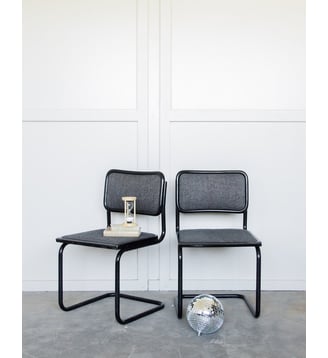 Chaise Breuer noire Diana N°291- Produit chiné - Debongout - Noir