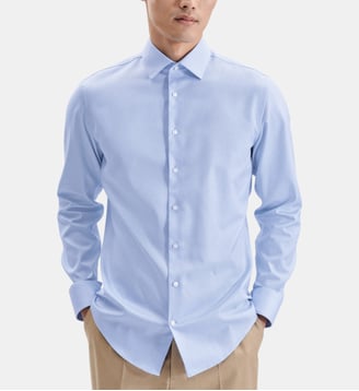 Chemise d'affaires 1/1 Shaped Col Kent - Seidensticker - Bleu