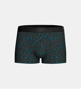 Boxer imprimé en Lyocell - Impetus - Vert