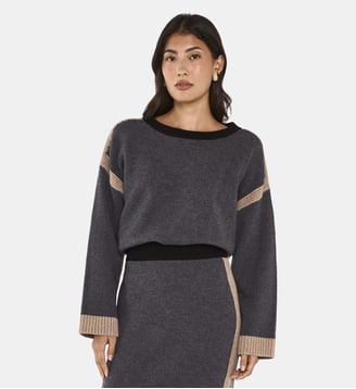 Pull En Laine Ava - Maison 123 - Anthracite