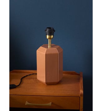 Pied de lampe en céramique - Petit modèle Victoire - Cyrillus - Caramel