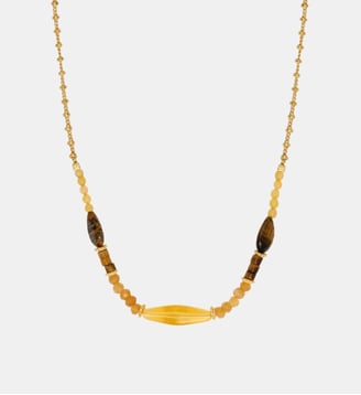 Collier réglable   doré à l'or fin - Arizona Dream - Satellite - Doré