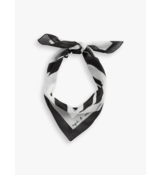 Bandana en coton artiste jonone - Agnès b. - Blanc