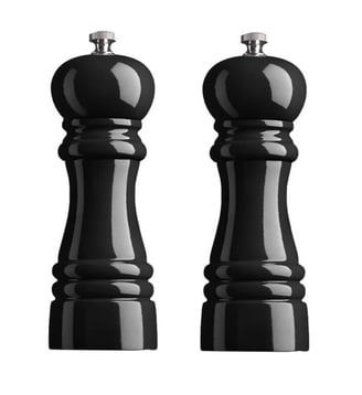 Duo de moulins poivre & sel - Marius - Amefa - Noir