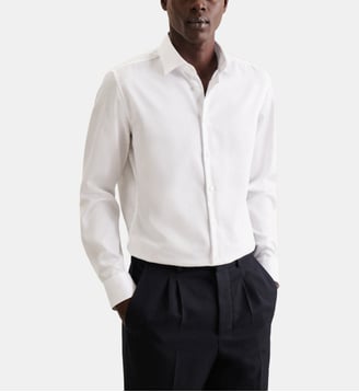 Chemise d'affaires 1/1 Slim Col Kent - Seidensticker - Blanc
