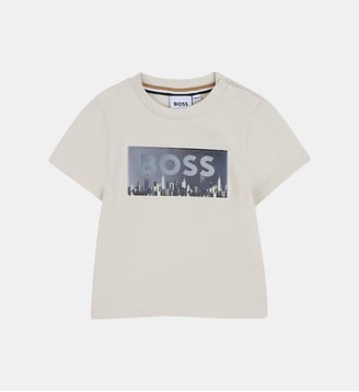 Tee-shirt manches courtes - BOSS Kidswear - Vanille